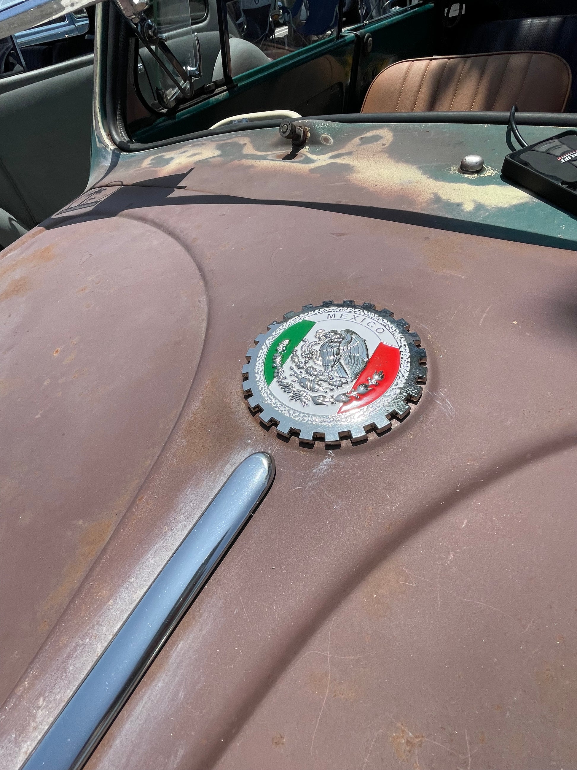 Mexico Flag Auto Emblem